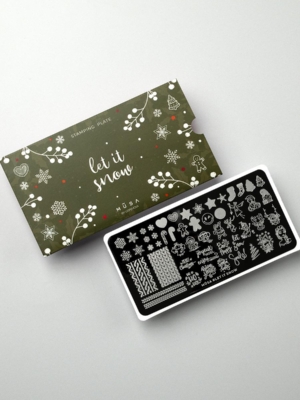 Let it snow Plate
