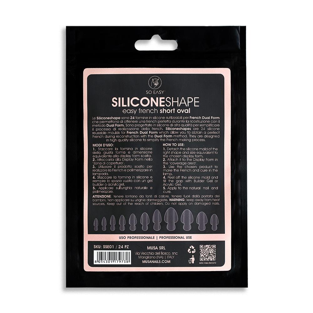 Silicone Shape Easy French Short Oval