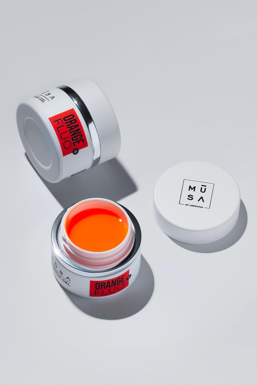 acrylic gel orange fluo 15