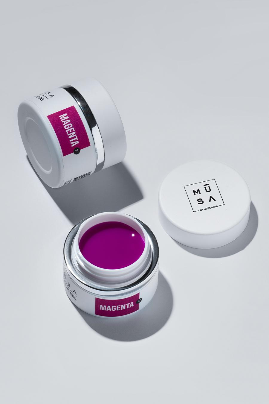acrylic gel magenta 17