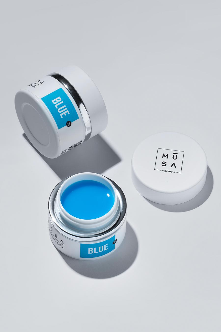 acrylic gel blue 18