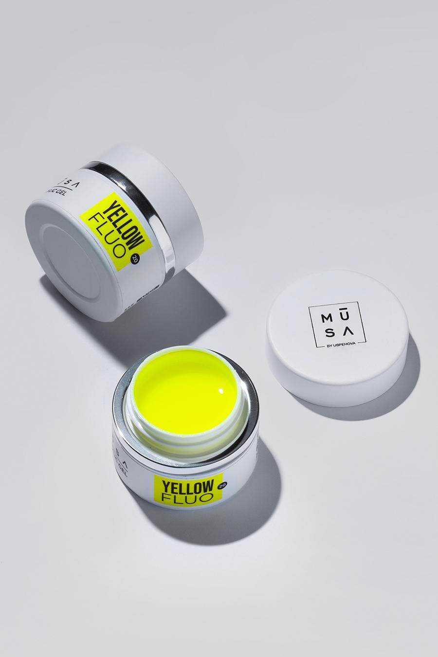 acrylic gel yellow fluo 20