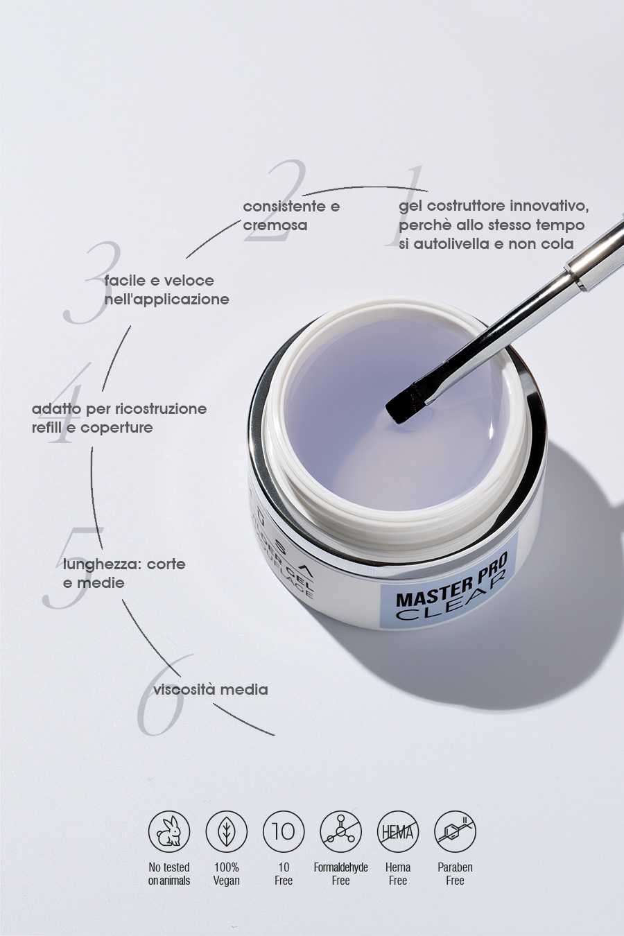 Gel builder Master Pro Clear