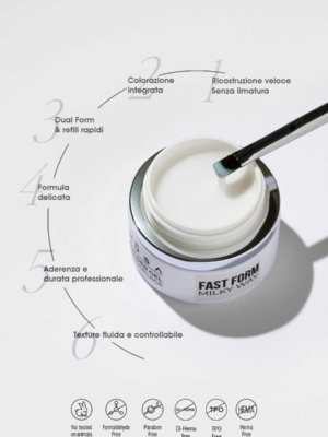Gel Builder Fast Form- Milky Way