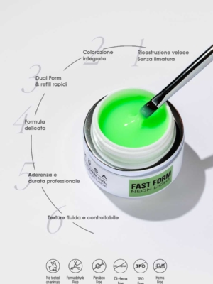 Gel Builder Fast Form- Neon Light