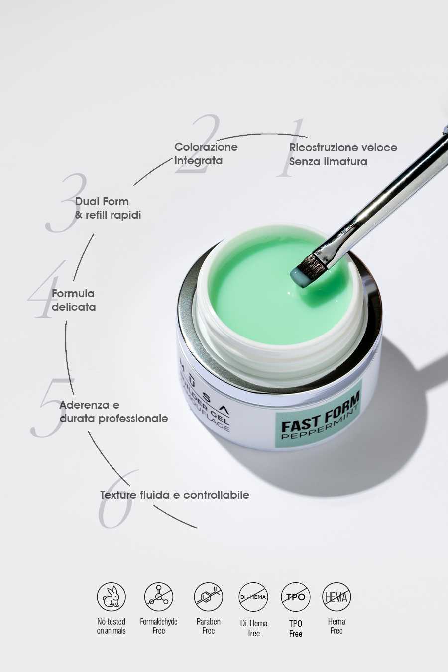 Gel Builder Fast Form - Peppermint