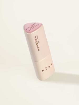 poly fiber® builder gel in bottle rosy