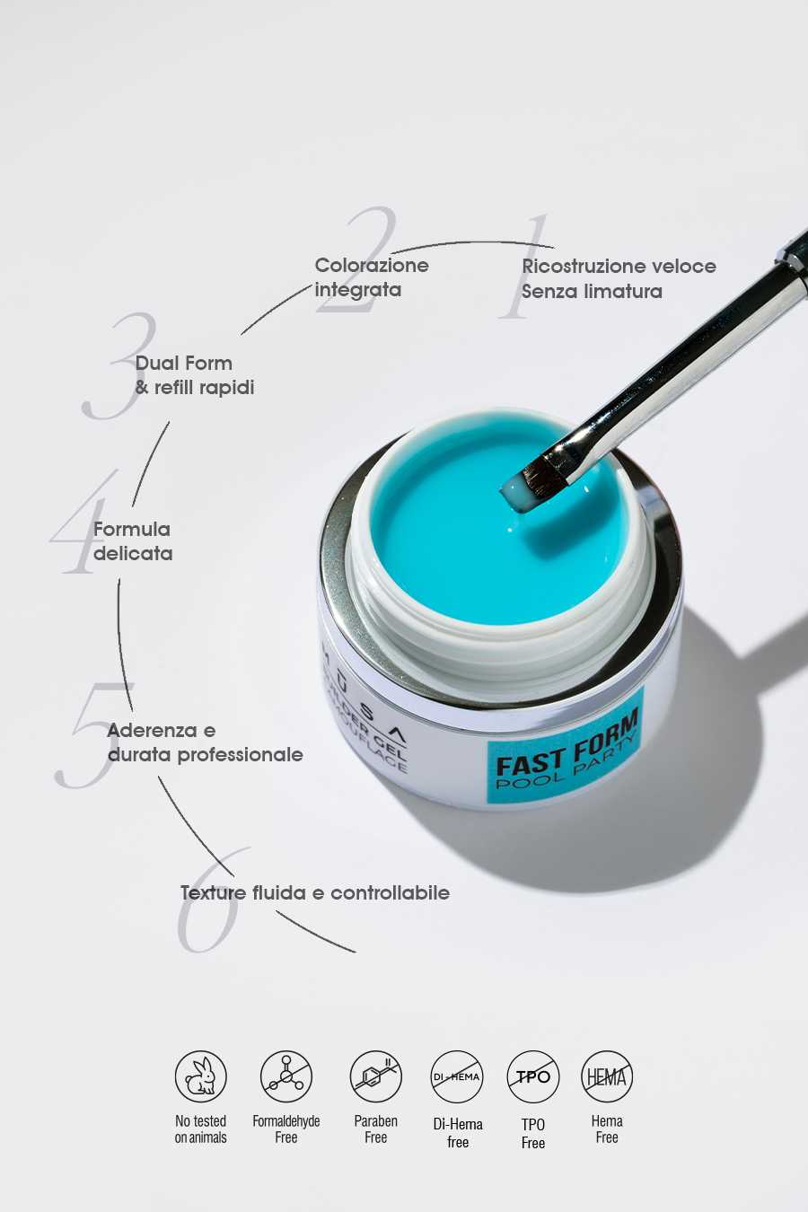 Gel Builder Fast Form -Pool party